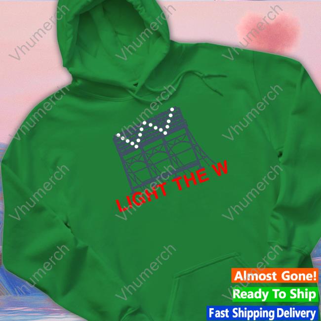 Obvious Shirts Light The W Hooded Sweatshirt Obvious Shirts Light The W Hooded Sweatshirt