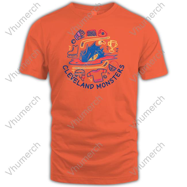 Cleveland Monsters Hockey Doodle Sweatshirt Cleveland Monsters Hockey Doodle Sweatshirt