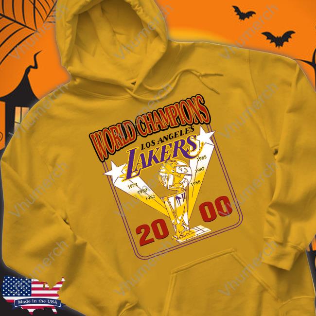 World Champions Los Angeles Lakers 2000 T Shirt World Champions Los Angeles Lakers 2000 T Shirt