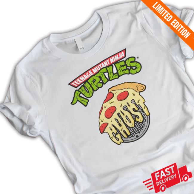 Official ghost lifestyle shop ghost tmnt pizza T-shirts, hoodie, tank top,  sweater and long sleeve t-shirt