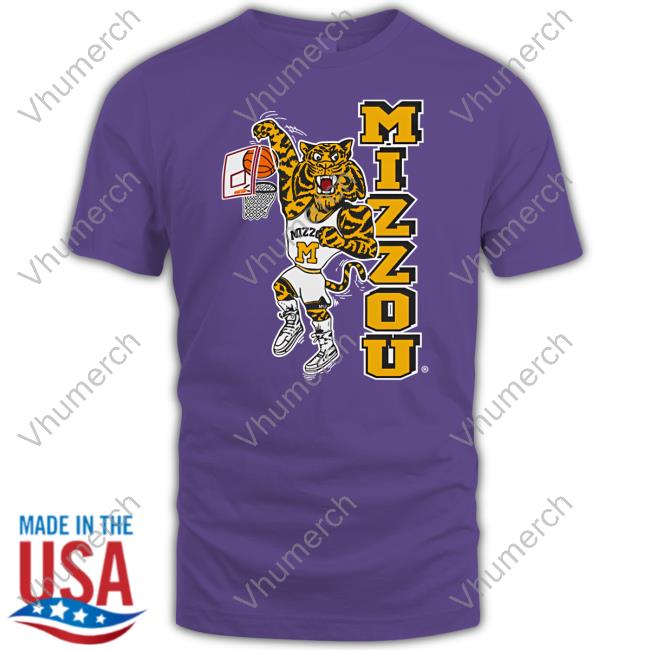 19Nine Shop Missouri Dunking Tiger Tee Shirts