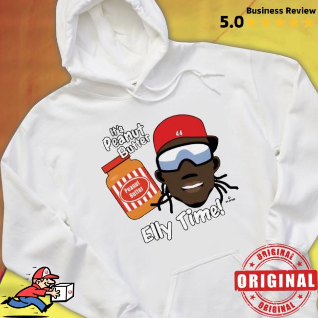 Official Elly De La Cruz It’S Peanut Butter Elly Time 44 Shirt Official Elly De La Cruz It’S Peanut Butter Elly Time 44 Shirt