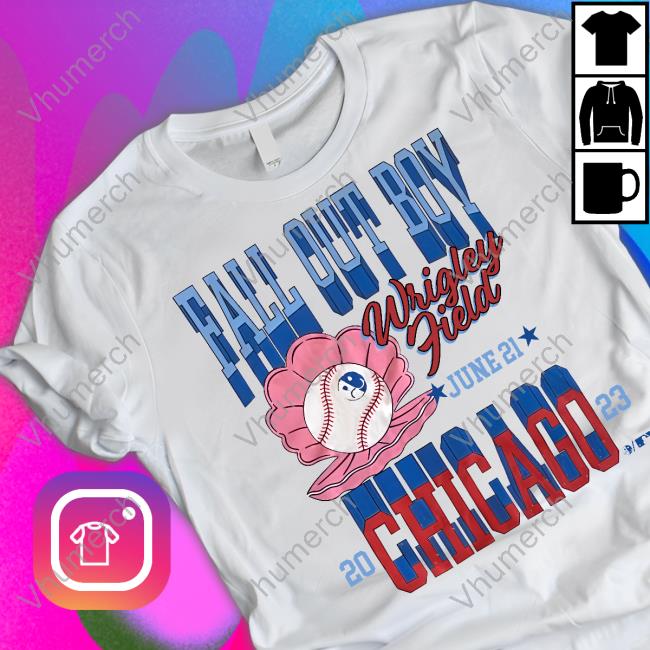 Fall Out Boy Wrigley Field Tour June 21 2023 Chicago Shirt