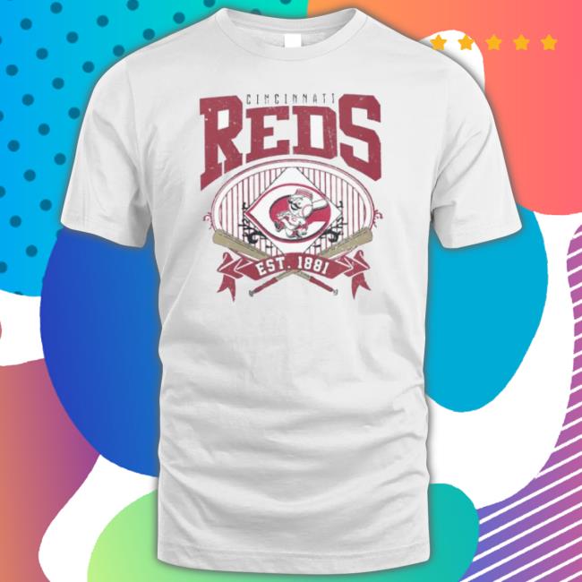 CincinnatI reds est 1881 vintage baseball fan shirt, hoodie