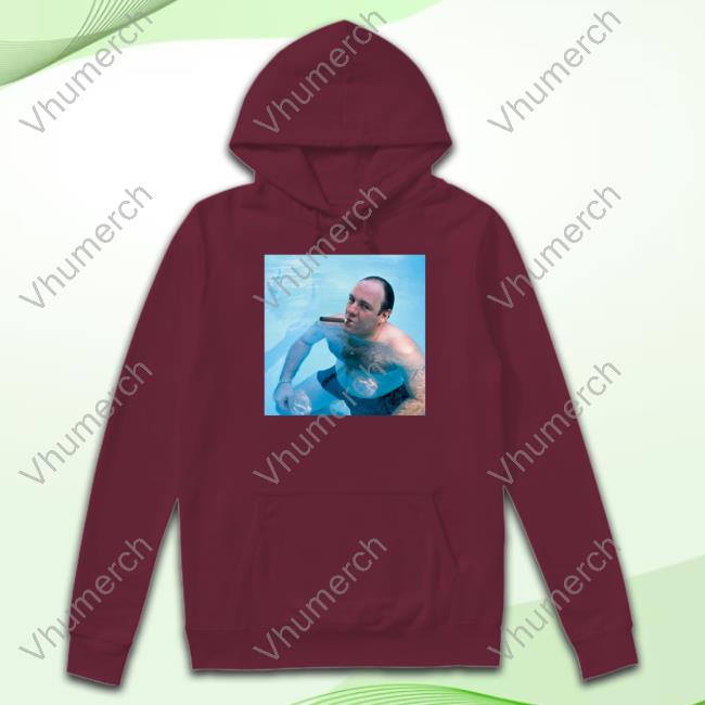 Olivia Cooke Wearing Tony Soprano Smoking Long Sleeve T Shirt Olivia Cooke Wearing Tony Soprano Smoking Long Sleeve T Shirt