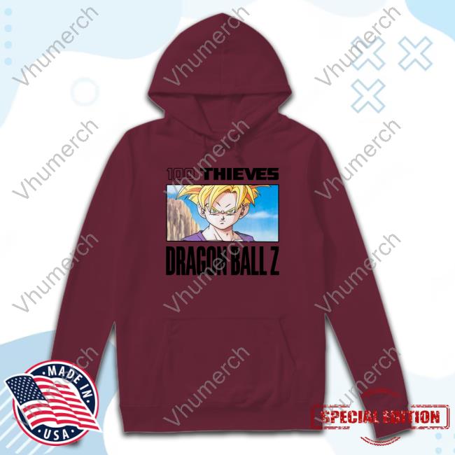 100 Thieves X Higround X Dragon Ball Z Hoodie 100 Thieves X Higround X Dragon Ball Z Hoodie