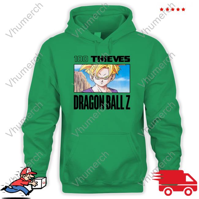 100 Thieves X Higround X Dragon Ball Z Hoodie 100 Thieves X Higround X Dragon Ball Z Hoodie