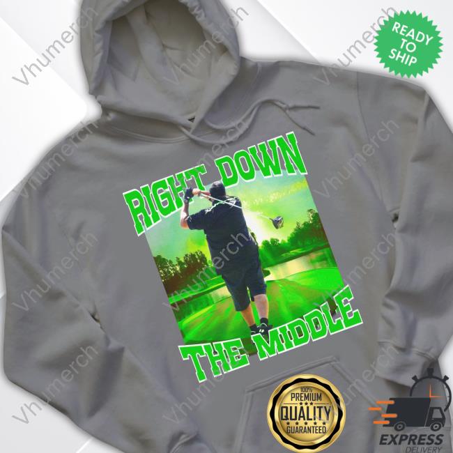 Right Down The Middle Dj Khaled Funny T Shirt Right Down The Middle Dj Khaled Funny T Shirt