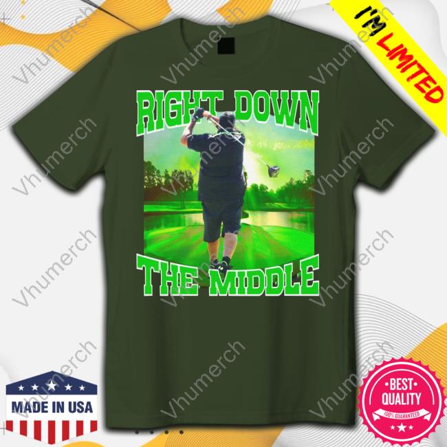 Right Down The Middle Dj Khaled Funny T Shirt Right Down The Middle Dj Khaled Funny T Shirt
