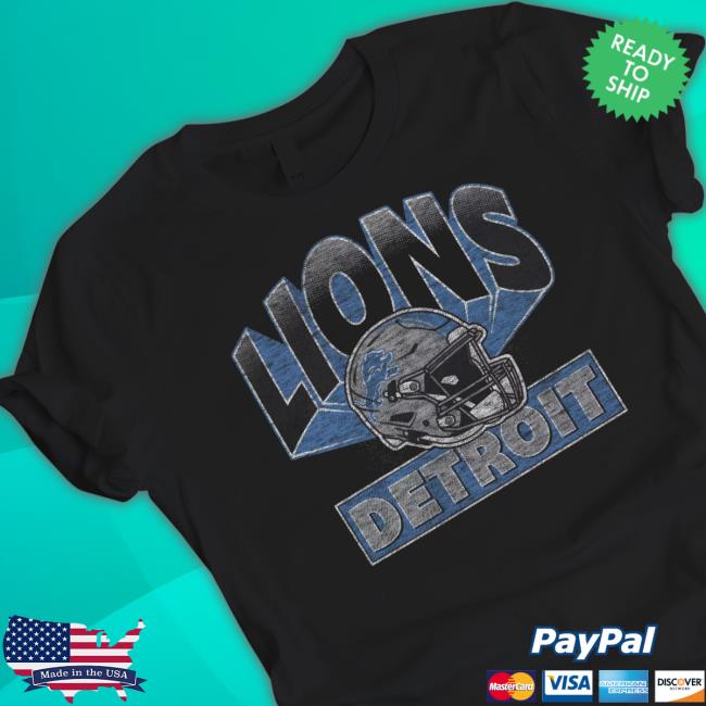 47 Brand Detroit Lions T-Shirt - Men's T-Shirts in Jet Black