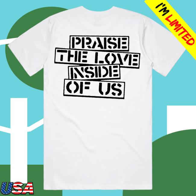 Official While She Sleeps Merch Bar Praise The Love Inside Of Us Tee Black Merch Bar Official While She Sleeps Merch Bar Praise The Love Inside Of Us Tee Black Merch Bar