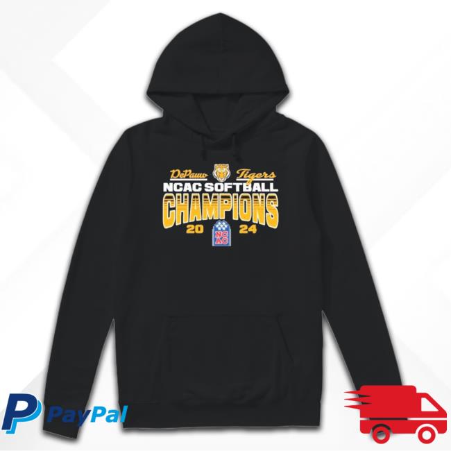 Original Depauw University Softball 2024 Ncac Tournament Champions Hoodie Original Depauw University Softball 2024 Ncac Tournament Champions Hoodie