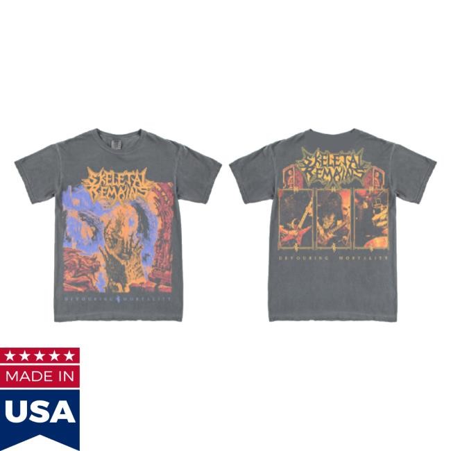 Original Devouring Mortality Shirt Skeletal Remains Shop Original Devouring Mortality Shirt Skeletal Remains Shop