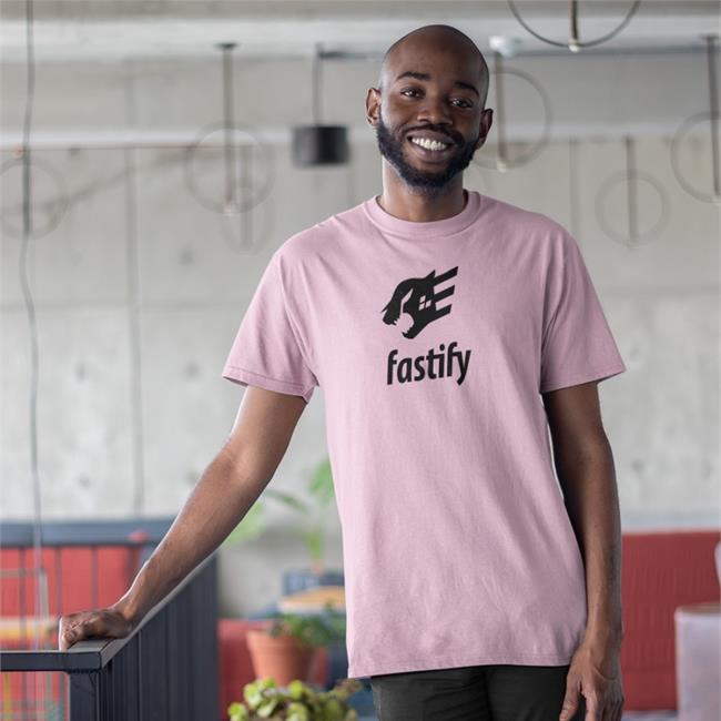 Matteo Collina Wearing Fastify Tee Shirt