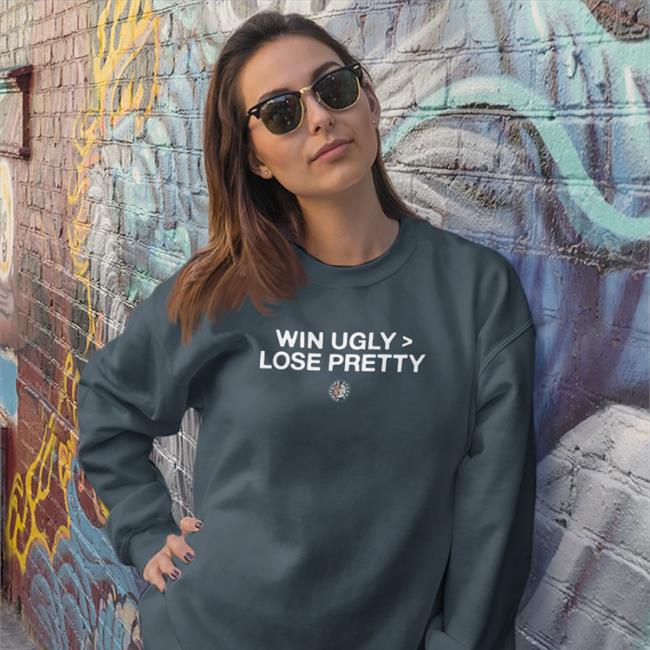 Joezmcfly Wearing Win Ugly > Lose Pretty T-Shirt