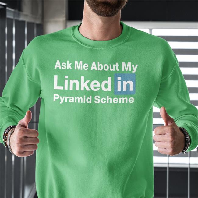 Quinton Reviews Ask Me About My Linked In Pyramid Scheme Shirt Black