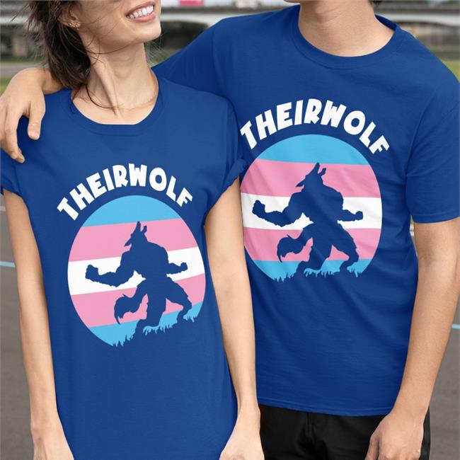 Theirwolf Trans Pride Lgbt Shirt