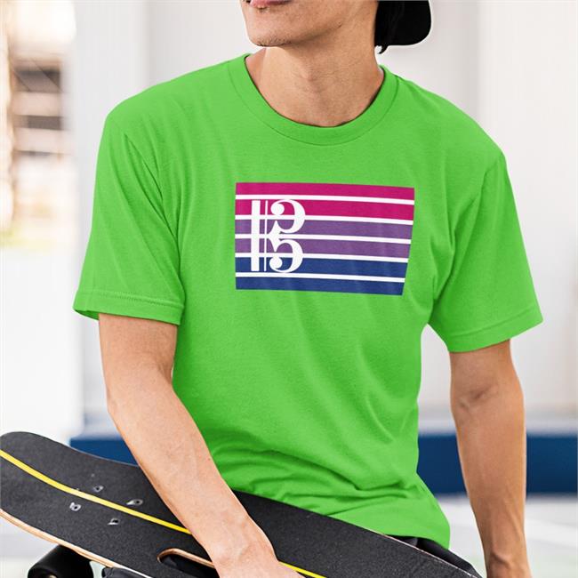 Alto Clef Bi Flag Shirts Bisexual And Alto Clef Shirt Threatening Music Notation