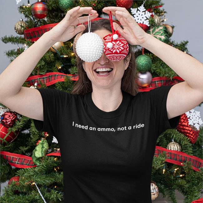 Illia Ponomarenko I Need An Ammo, Not A Ride Tee Shirt Black