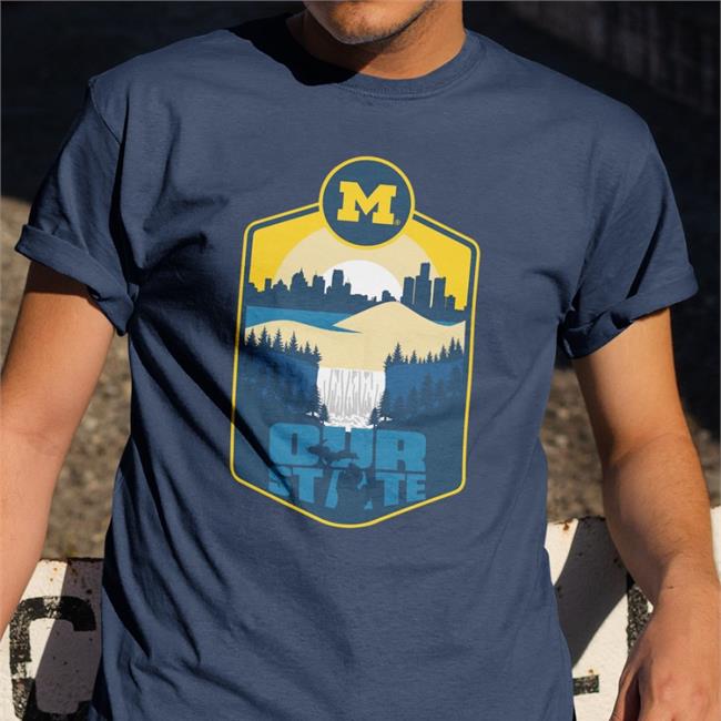 Big Ten Champs Goblue Our State Michigan New Shirt Aaron Bills