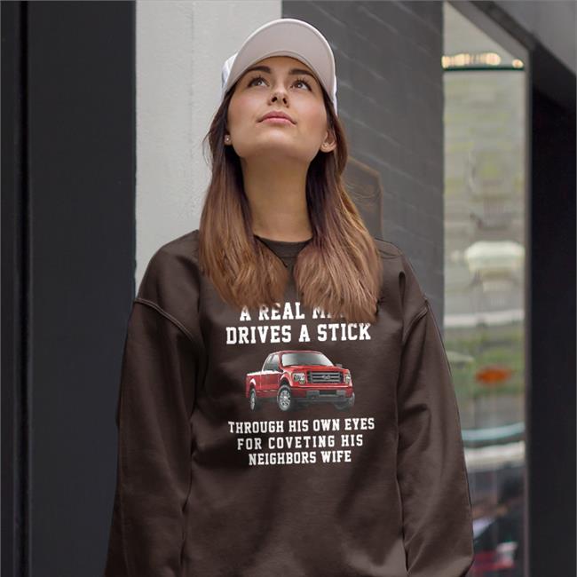 A Real Man Drives A Stick Hoodie Goodshirts Store