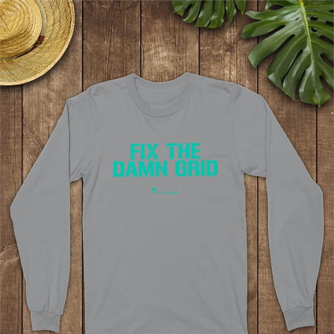 Mike Collier Fix The Damn Grid Hoodie Collier For Texas Store
