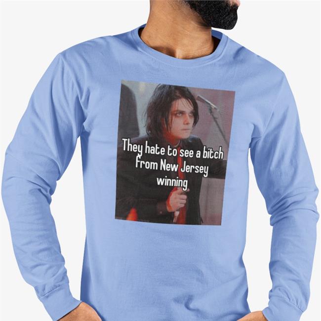 They Hate To See A Bitch From New Jersey Winning Hoodie Jstamannotahero