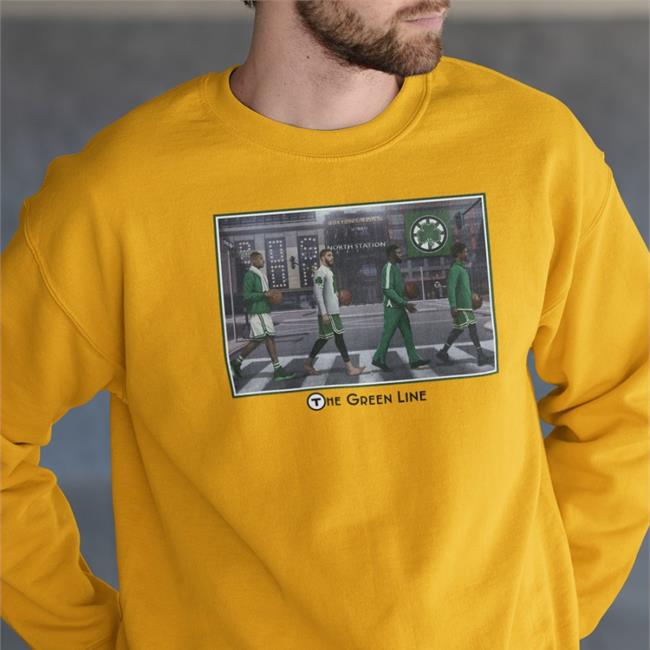 Boston Celtics The Green Line '22 Shirts Fanfavorite Merch Rogueinfluence