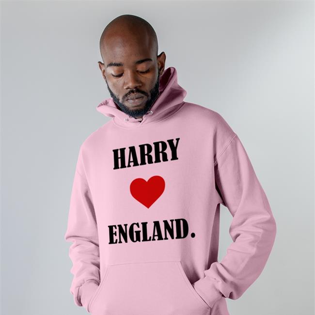 Harry Love England Hoodied Sweatshirt White