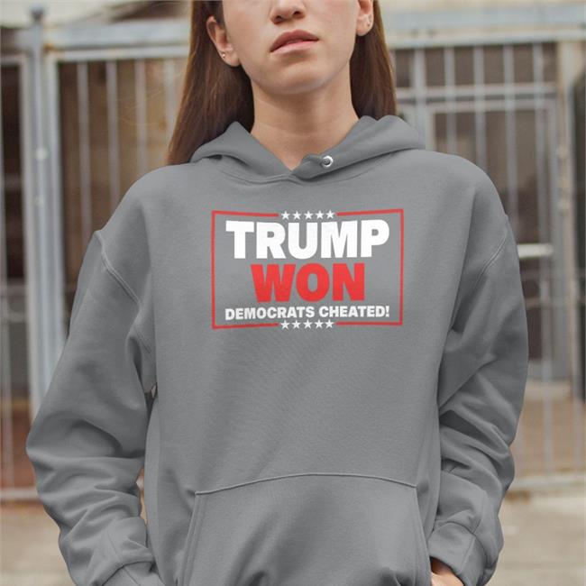 Trump Won Democrats Cheated T Shirt Il Donaldo Trumpo