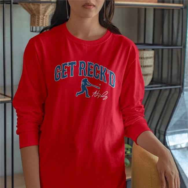 Bleav Shop Get Recked Shirts Bleav Shop Get Recked Long Sleeve Tee Shirt