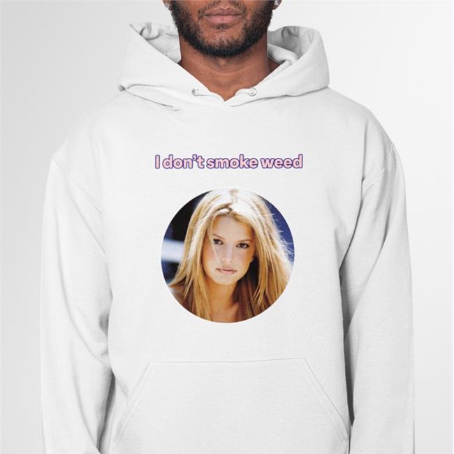 Jessica Simpson I Don't Smoke Weed Tee Shirt
