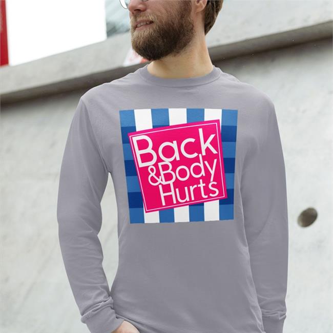 Dijtranada Black And Body Hurts Tee Shirt Dijahsb