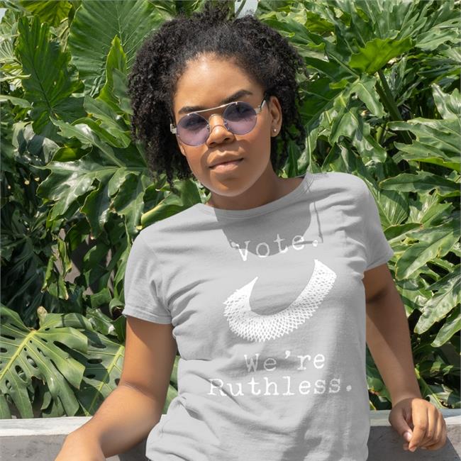 Margie B Vote We're Ruthless Long Sleeve Tee Shirt