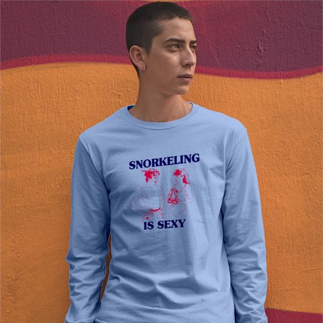 Weird Thrift Store Shirts Snorkeling Is Sexy Hoodie