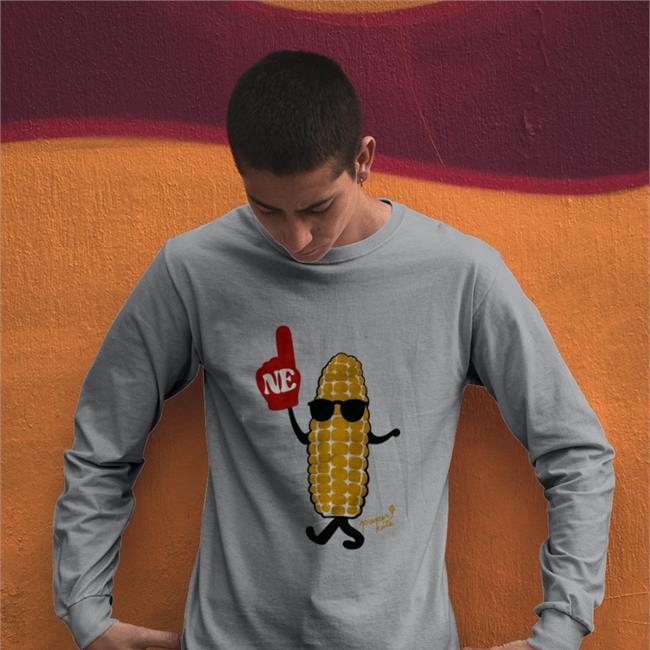 Paperkiteshop Husker Volleyball Paper Kite Corn Onesie Sweatshirt