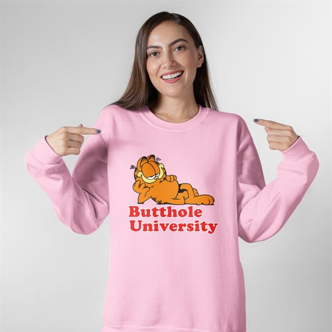 Butthole University Shirts Garfield