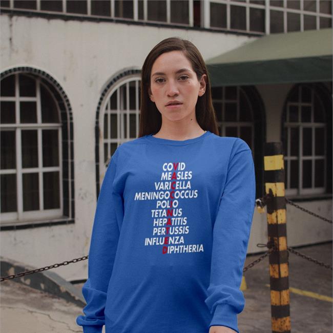 Vaccinated Covid Measles Varicella Meningococcus Polio Shirt