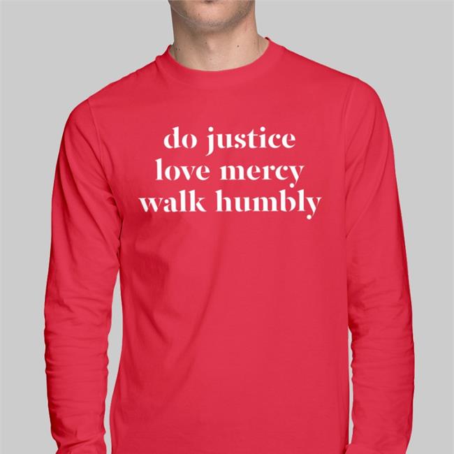 Do Justice Love Mercy Walk Humbly Hoodied Sweatshirt Emma Meesseman