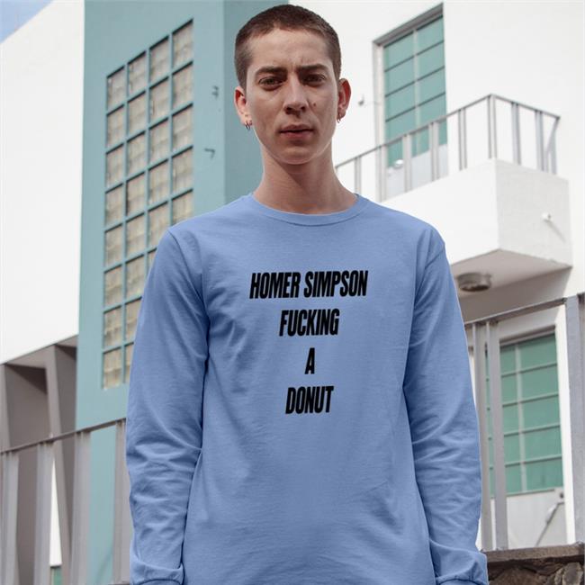 Shirts That Go Hard Homer Simpson Fucking A Donut T-Shirt