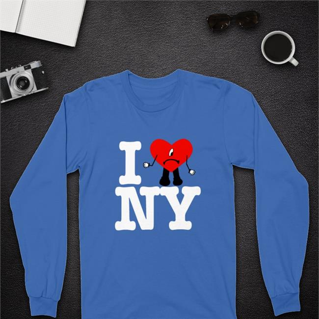 Bad Bunny Worlds Hottest Tour At Yankee Stadium I Love Ny Shirt