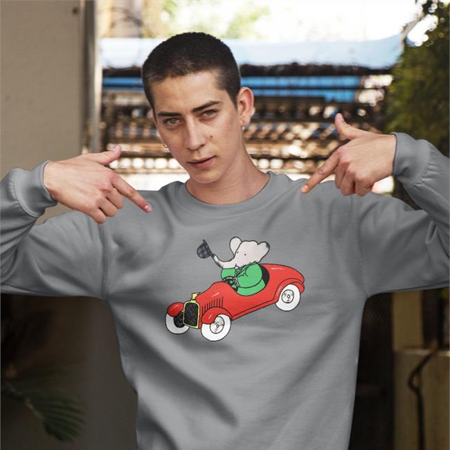 Rowingblazers Store Babar Car Shirt Grey