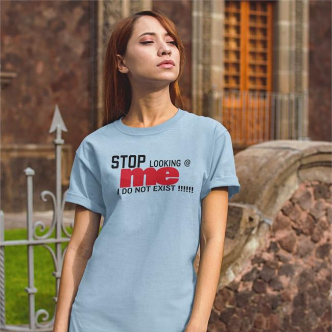 Sofia Wylie Thinker White Stop Looking Me I Do Not Exist Shirt