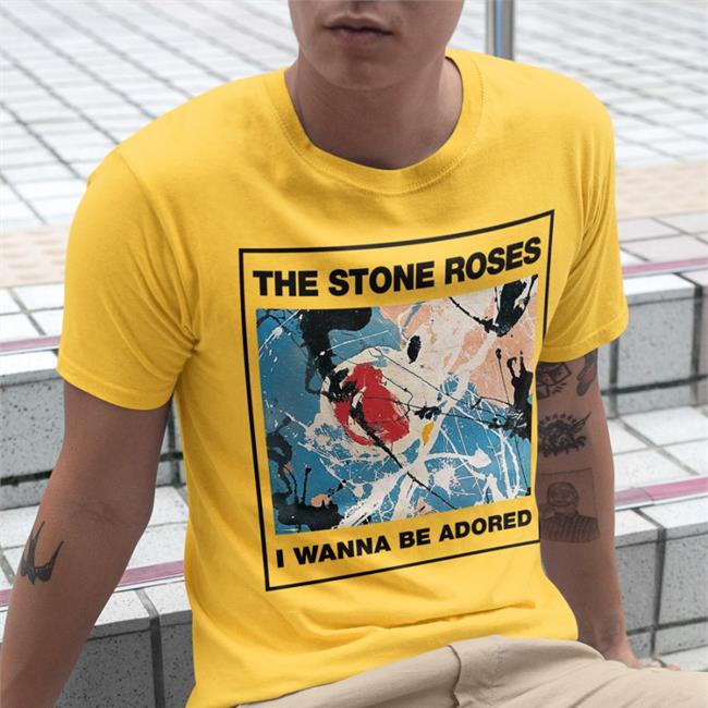 The Stone Roses Store The Stones Roses I Wanna Be Adored Tee Shirt