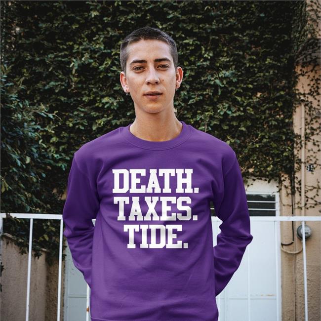 Barstool Sports Store Death Taxes Tide Shirt Tee Barstool Bama