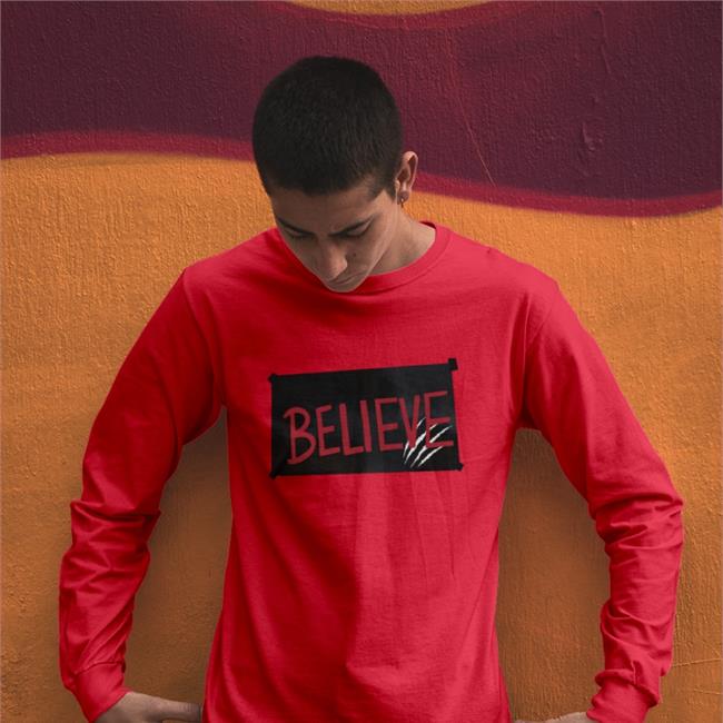 Cincy Shop Believe Cat Scratch T Shirts Red Believe Cat Scratch Tee