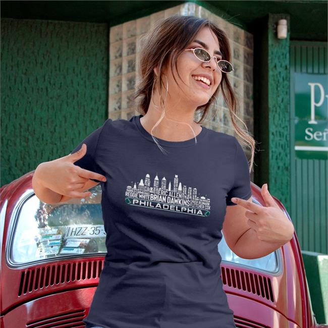 Johnnyu9322 Philadelphia Football Team All Time Legends Shirt