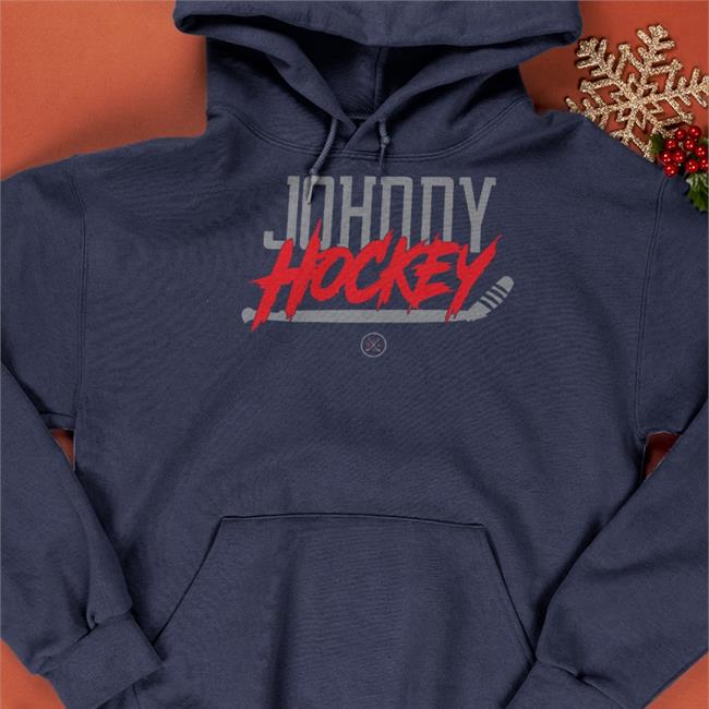 614Hockey Merch 614 Hockey Johnny Hockey Hoodie