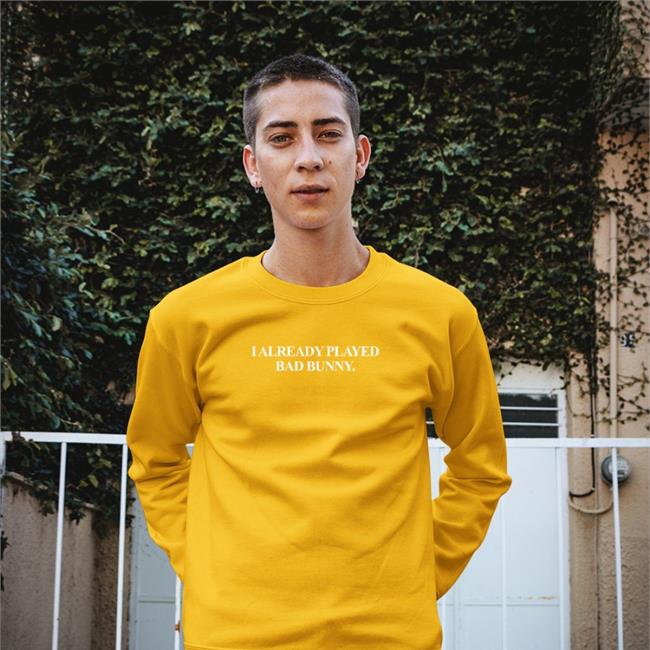 Official Cobra I Already Played Bad Bunny Sweatshirt