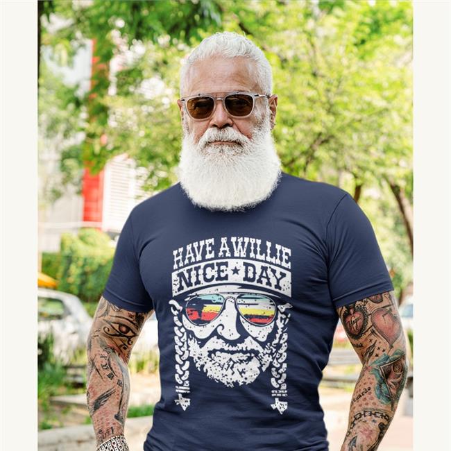 Laurelladeville Have A Willie Nice Day T Shirt Willie Nelson